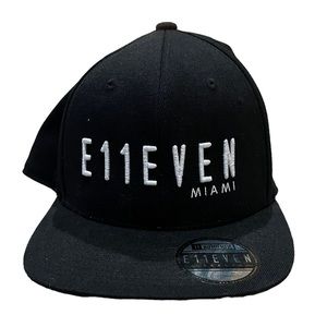 Eleven Black and White SnapBack Cap